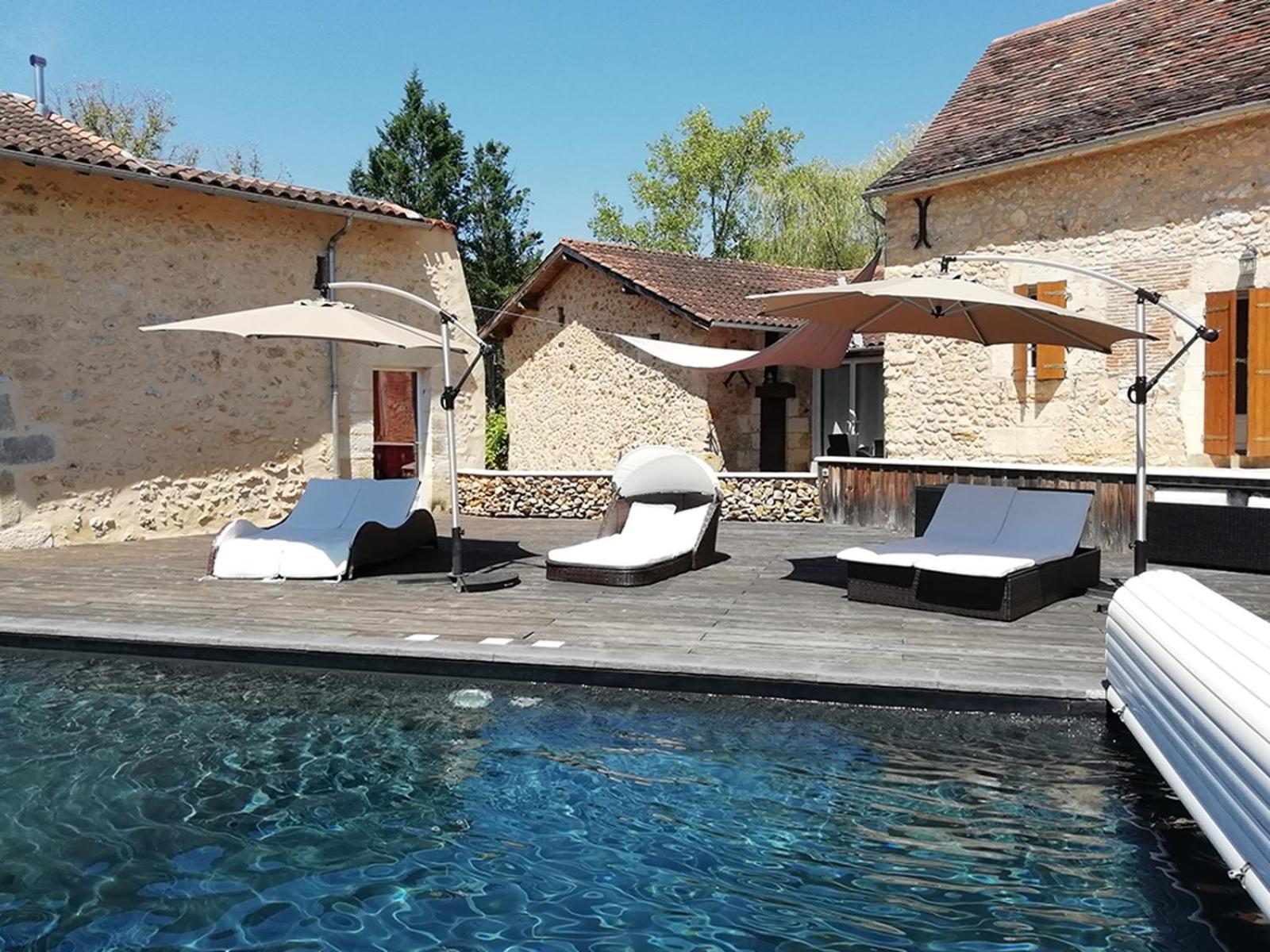 Hotel O Delices De La Monnerie Bourgnac Esterno foto